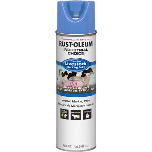 Rust-Oleum 383019 Rust-Oleum Livestock Marking Paint 17oz - Fluorescent Blue