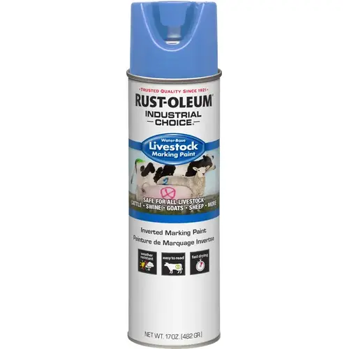 Rust-Oleum Livestock Marking Paint 17oz - Fluorescent Blue