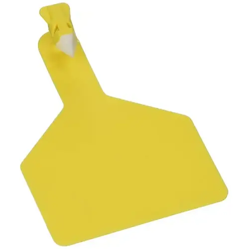 Z Tags 22712200 Z Tags for Cows 1-Piece Blank/Yellow pack of 100