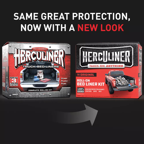 Herculiner HCL0B8 J-B Weld Herculiner Bed Liner Kit - 1 Gallon/128 ...