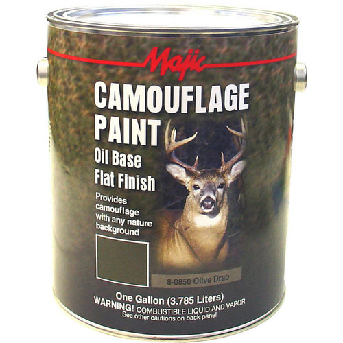 Majic Paints 8-0850-1 Majic Camouflage Paint 1 Gallon - Olive Drab