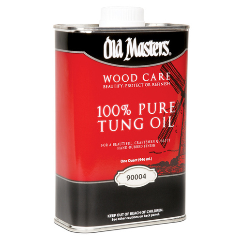 Tung Oil, Liquid, 1 qt, Can - pack of 6