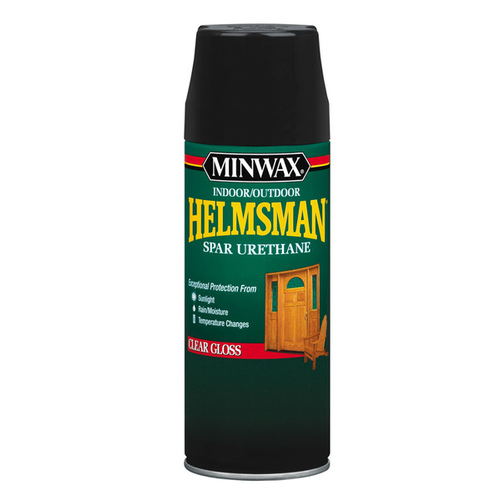 Helmsman Spar Urethane Paint, Clear Gloss, Clear, Liquid, 11.5 oz, Aerosol Can