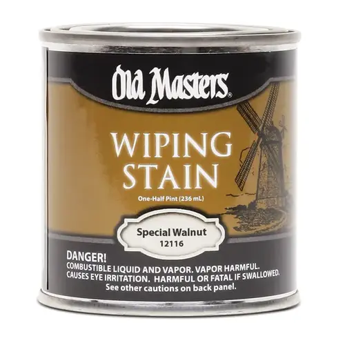 Wiping Stain Semi-Transparent Special Walnut Oil-Based 0.5 pt Special Walnut - pack of 6