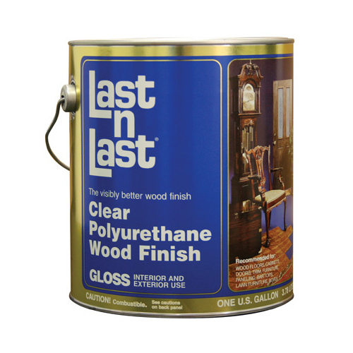 ABSOLUTE COATINGS GROUP 35712537 Last n Last Clear Polyurethane Wood Finish 550VOC - Gloss - Gallon