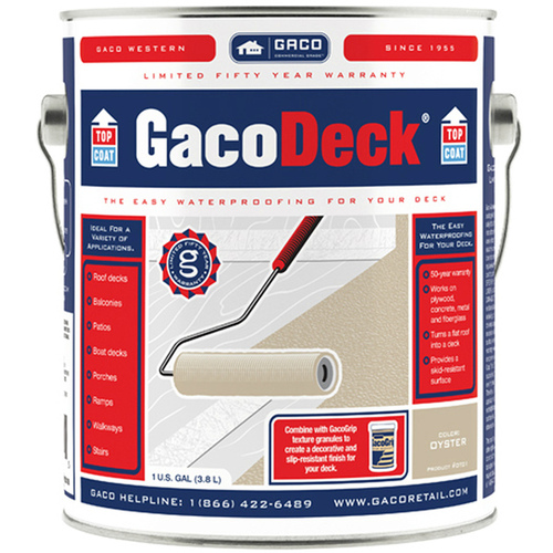Gaco DT02 GacoDeck Top Coat Pewter 1-Gallon