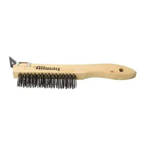 Stainless Steel Wire Scratch Brush - 4 X 16