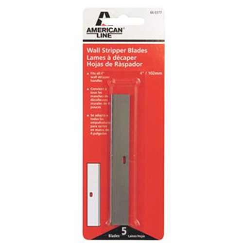 American Line 66-0377 American Line - Wall Stripper/Scraper Blades pack of 5