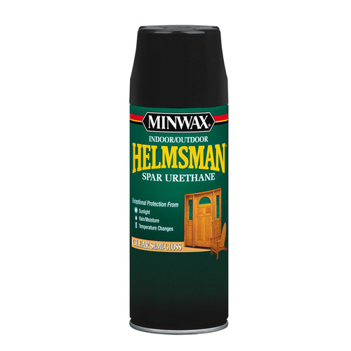 Helmsman Spar Urethane Paint, Semi-Gloss, Liquid, 11.5 oz, Aerosol Can Clear