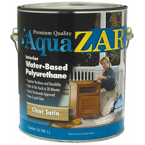 Polyurethane Aqua Satin Clear Water-Based 1 gal Clear - pack of 2