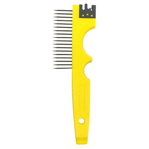 Allway BC5 Paint Brush Cleaning Comb 5" L Yellow Plastic/Steel Yellow