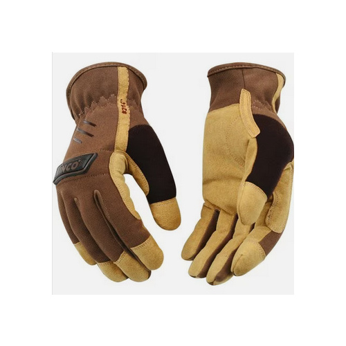 KincoPro Brown Synthetic Gloves - Extra Large - Brown