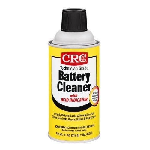 CRC 05023 Battery Cleaner with Acid Indicator 11 Oz