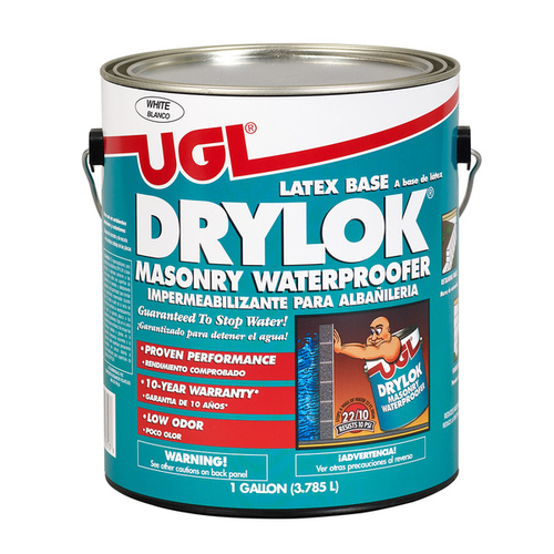 DRYLOK Latex Base Masonry Waterproofer - 1 Gallon White