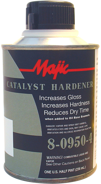Majic Paints 8-0950-4 Catalyst Hardener, Clear, 0.5 pt, Bottle