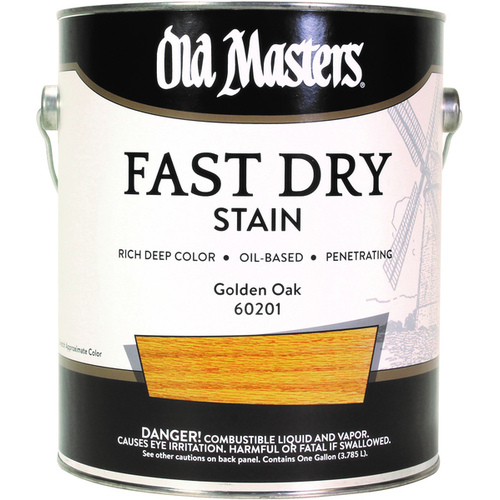 Old Masters 60201-XCP2 Fast Dry Stain, Golden Oak, Liquid, 1 gal - pack of 2