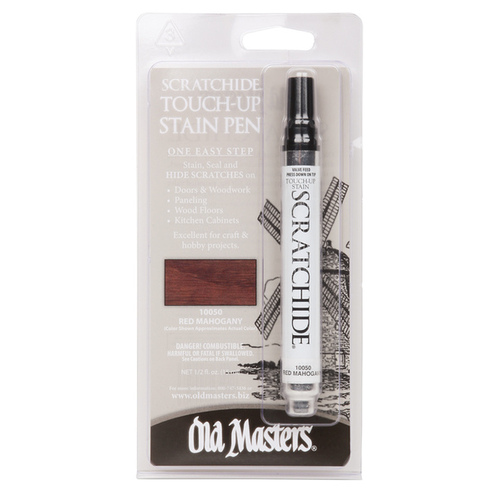 Old Masters 10050 Scratchide Touch-Up Stain Pen, Red Mahogany, Works on: Wood