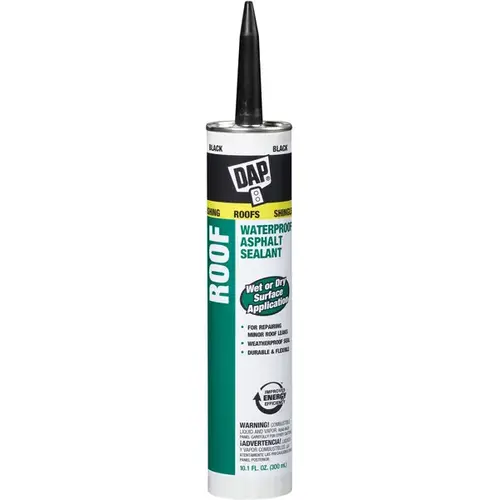 DAP Roof Watertight Asphalt Filler & Sealant 10.1 oz Black