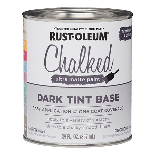 Chalked Chalky Paint, Chalked/Ultra Matte, 30 oz, Quart Dark Tint - pack of 2