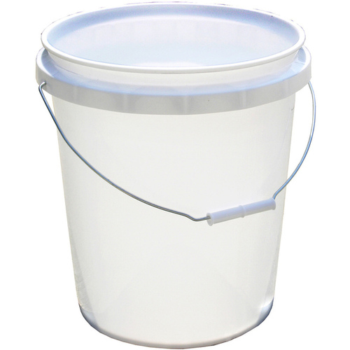 ENCORE Plastics 1000572 20256 Paint Pail, 2 gal Capacity, HDPE, White