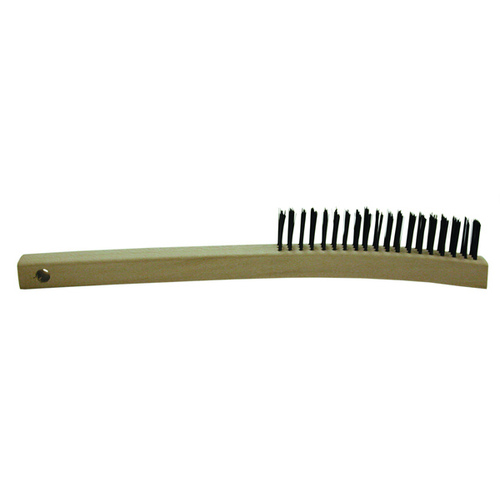 MAGNOLIA BRUSH 36740051 Curved Handle Brass Wire Brush