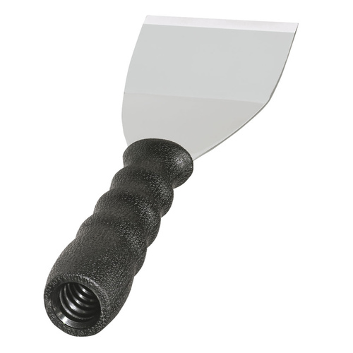 Warner 397 Easy Reach Bent Scraper 3 in. Threaded Handle Carbon 0.060 in. Steel Blade