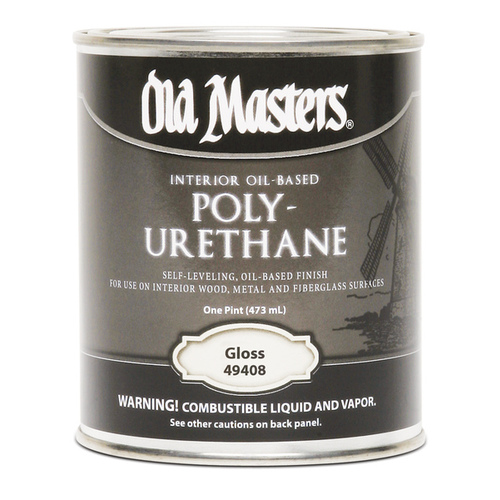 Polyurethane Gloss Clear Oil-Based 1 pt Clear