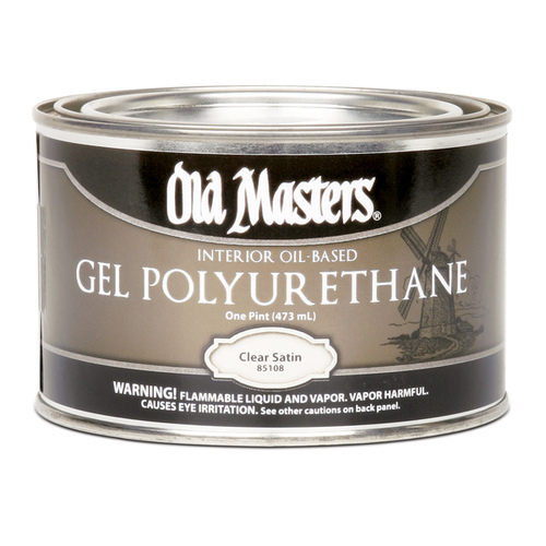 Old Masters 85108 Polyurethane, Gloss, Liquid, Clear, 1 pt, Can