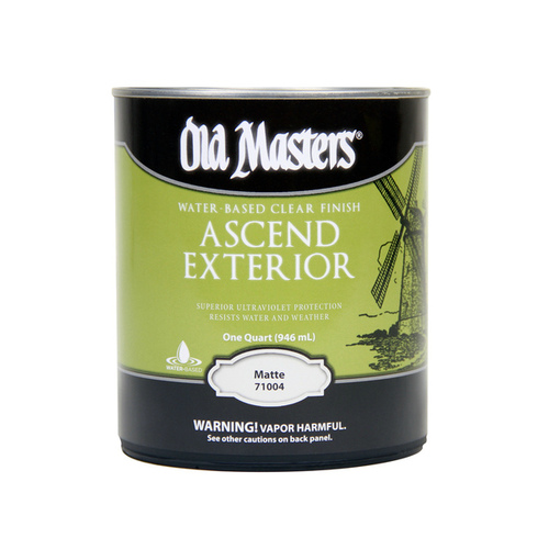 Old Masters 71001-XCP2 Ascend Exterior Exterior Finish, Matte, Liquid, 1 gal - pack of 2