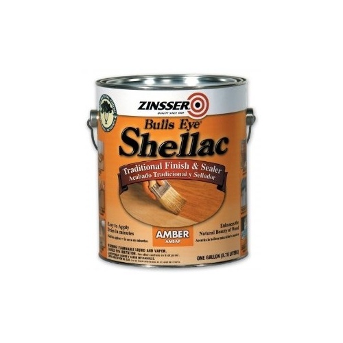 Zinsser 0701-XCP2 Bulls Eye Amber Shellac, Gallon - pack of 2