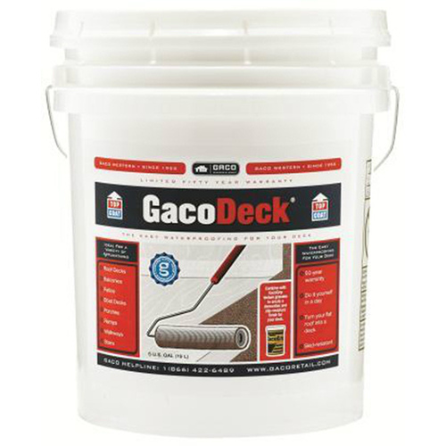 Gaco DT02-5 GacoDeck Top Coat Pewter 5-Gallon