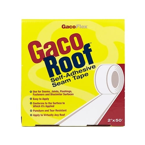 GacoFlex GACOTAPE Roof Tape White Butyls and EPDM rubber White