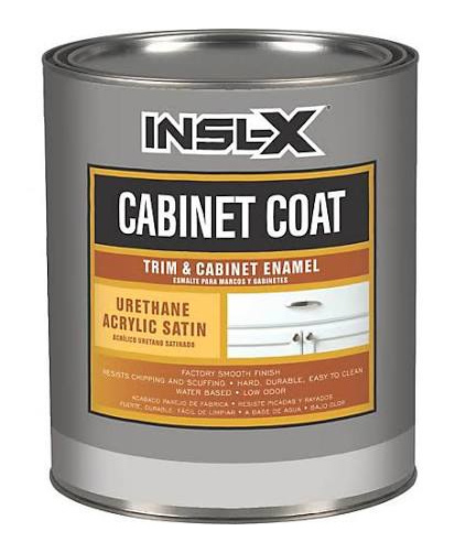 Insl-X CC6601099-04 Trim & Cabinet Enamel Semi-Gloss White Interior 1 qt White