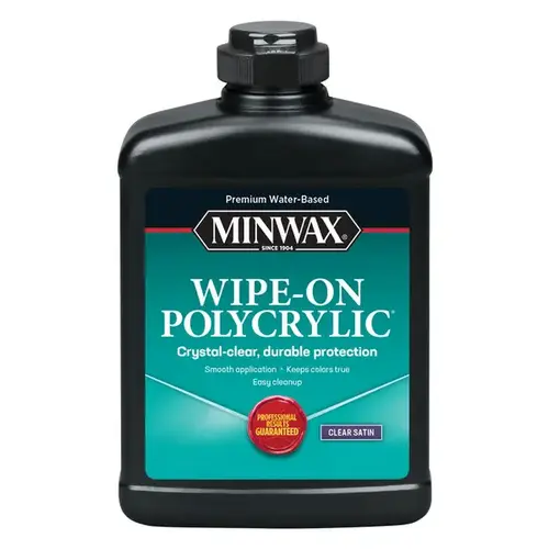 0000 Wipe-On Poly Paint, Gloss, Liquid, Clear, 1 pt, Can