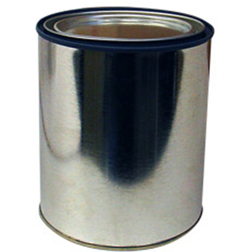 Empty Round Paint Can with Lid - 1 Qt