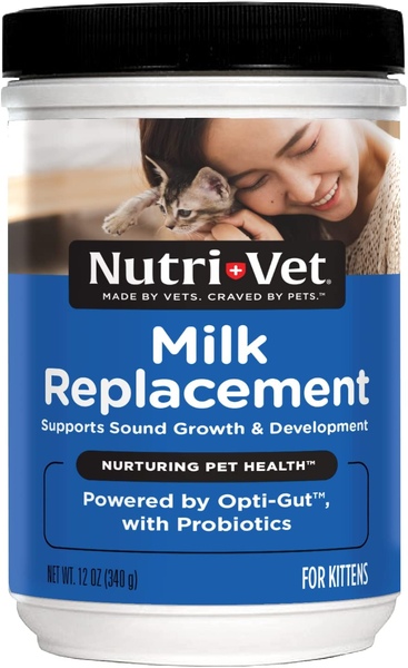 NutriVet 1001012 Nutri Vet Milk Replacer for Kittens 12 Ounces