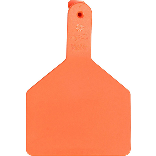 DATAMARS INC 9053601 Z Tags Cow Tags - Orange, Blank, pack of 25