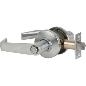 S Series Privacy Saturn with 16-203 Latch 10-025 Strike Satin Chrome Finish