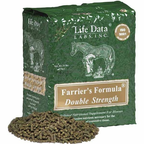 Life Data Labs, Inc - Farriers Formula 22701530 Farrier's Formula Double Strength Hoof and Coat Supplement for Horses 11-lb Bag