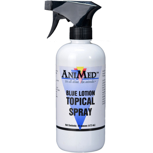 AHC Products Inc - AniMed 053-90778 Blue Lotion Topical Antiseptic 16-oz Spray