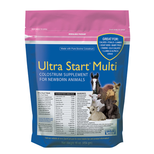 MILK PRODUCTS LLC 01-7444-0210 Ultra Start Multi Colostrum Supplement 1-LB Pouch