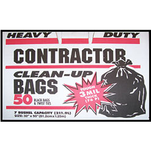 Primrose Plastics 19021 Contractor CLean Up Bags 42 Gallon pack of 50