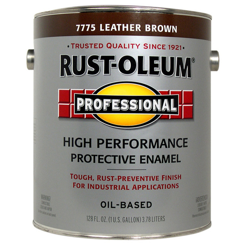 PROFESSIONAL Protective Enamel, Gloss, Leather Brown, 1 gal Can