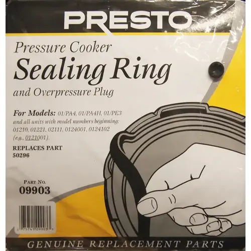 Sealing Ring & Overpressure Plug for Pressure Cookers