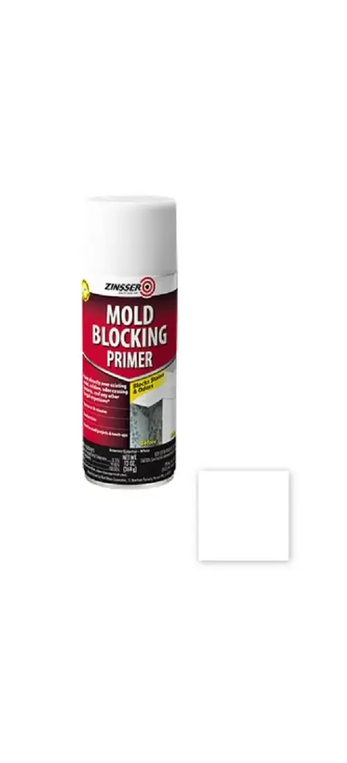Zinsser 287512-XCP6 Mold Blocking Primer, White, 13 oz