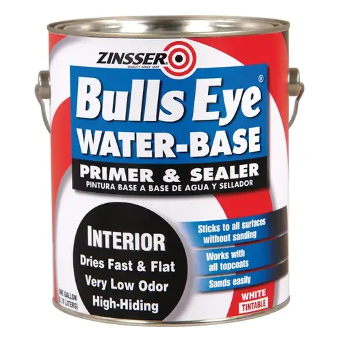 Primer and Sealer Bulls Eye White Flat 1 gal White