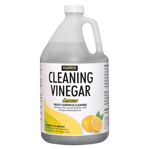 All Purpose Cleaning Vinegar Lemon Scent Concentrated Liquid 128 oz Clear