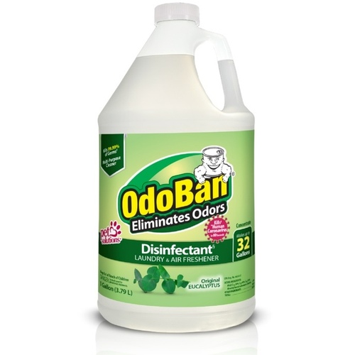 OdoBan 911061-G4 Disinfectant Laundry & Air Freshener Eucalyptus Scent 1 gal