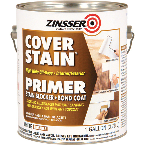 1-gal. White Flat Cover Stain Primer - pack of 2