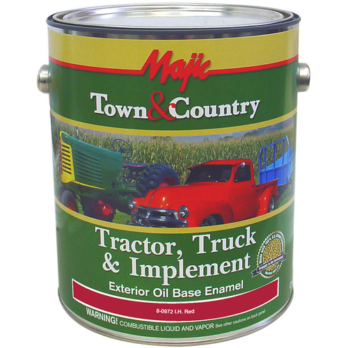 Majic Town & Country Tractor, Truck & Implement Enamel 1 Gal - Int'l Harvest Red